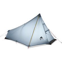 Load image into Gallery viewer, 3F UL GEAR 740g Oudoor Ultralight Camping Tent 3 Season 1 Single Person Professional 15D Nylon Silicon Coating Rodless Tent
