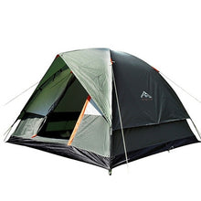 Load image into Gallery viewer, Three Person 200*200*130cm Double Layer Weather Resistant Outdoor Camping Tent for Fishing, Hunting Adventure and Family Party