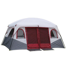Load image into Gallery viewer, Outdoor Large Camping Tent Family Big 8 10 12 Person Party Tent Waterproof Cabin Camp Partytent Marquee Anti UV Marquee Tents