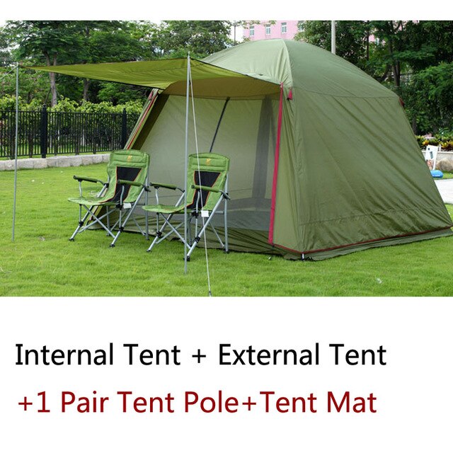 Large Camping Tents Outdoor Recreation 8 10 Person Party Family Tent Tourist Fishing Awning Tent Waterproof Mosquitoes Net