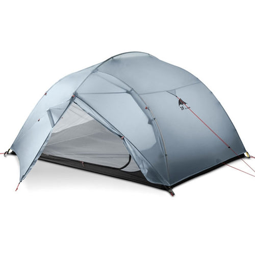 DHL freeshipping 3F UL GEAR 3 Person 4 Season 15D Camping Tent Outdoor Ultralight Hiking Backpacking Hunting Waterproof Tents